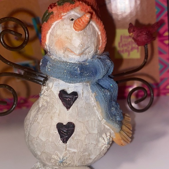 Vintage Christmas Snowman Decoration - Picture 4 of 6